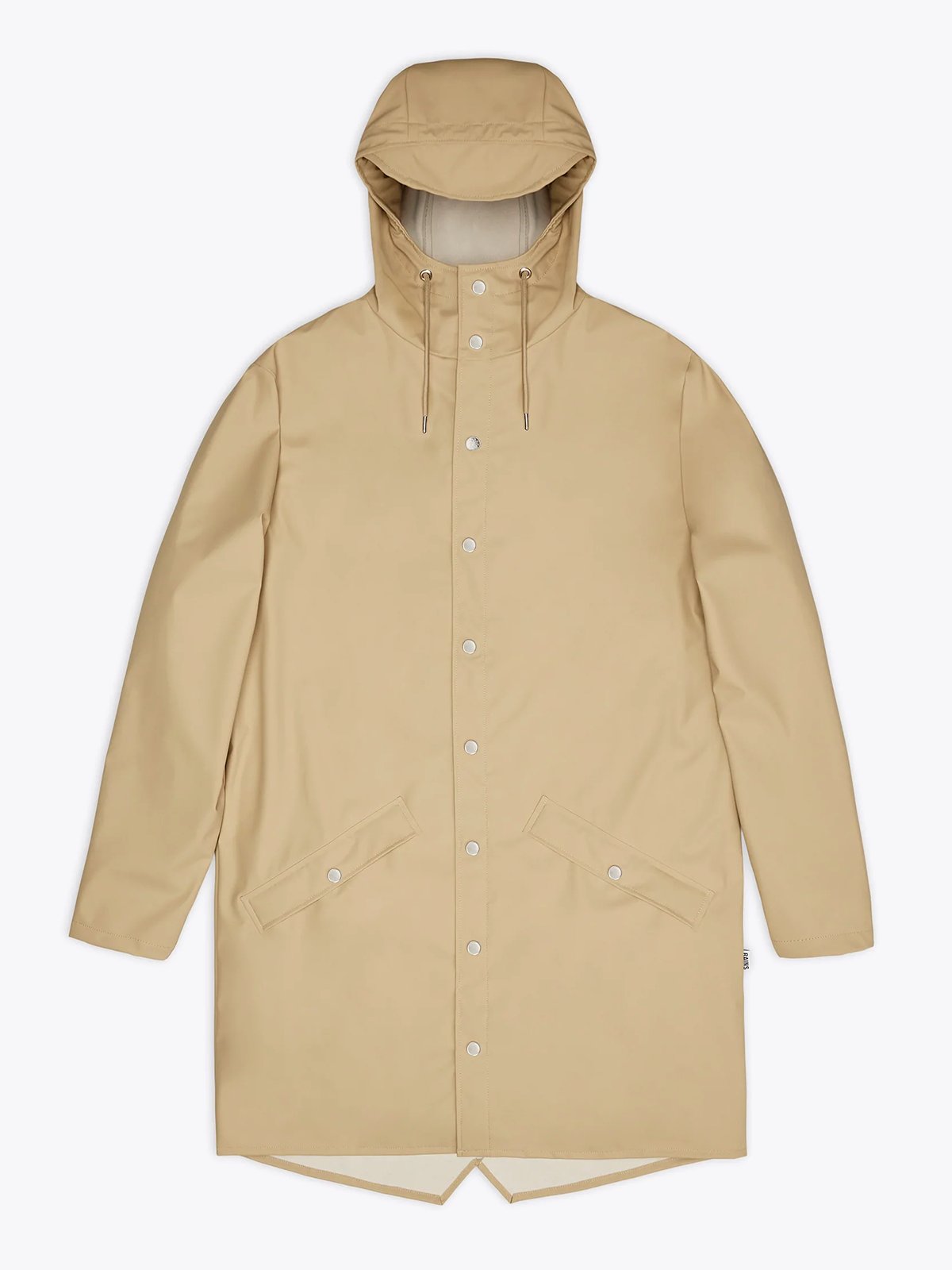 Rains Long Jacket Sand