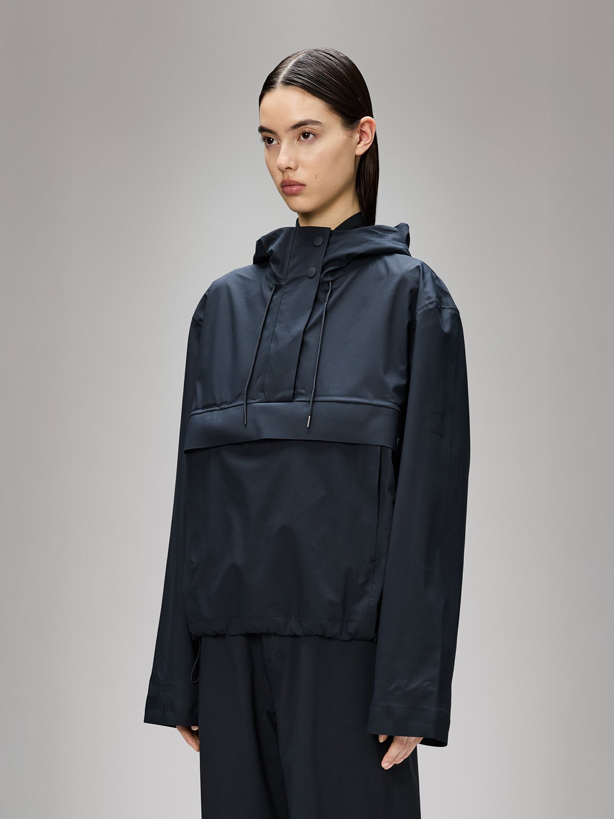 Rains Suva Hardshell Short Anorak Navy