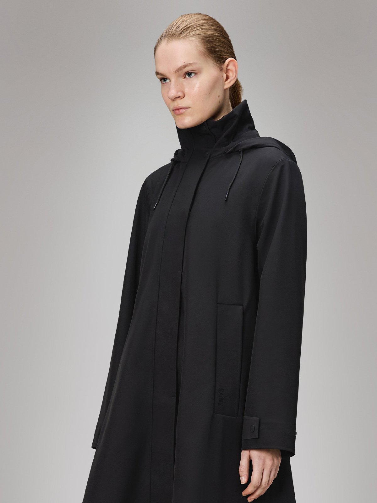 Rains Suva Vision Softshell A-Line Jacket Black