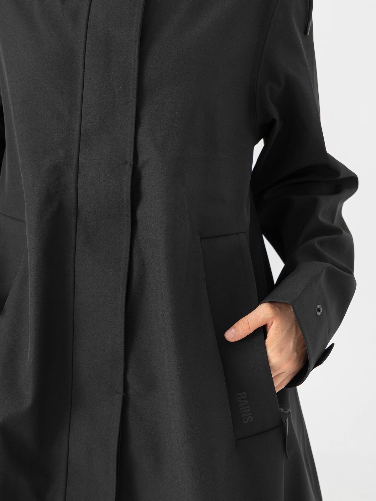 Rains Suva Vision Softshell A-Line Jacket Black