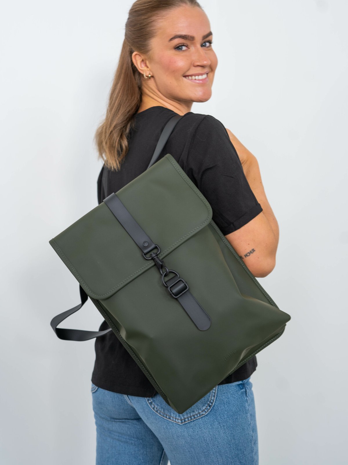 Rains Rucksack Green