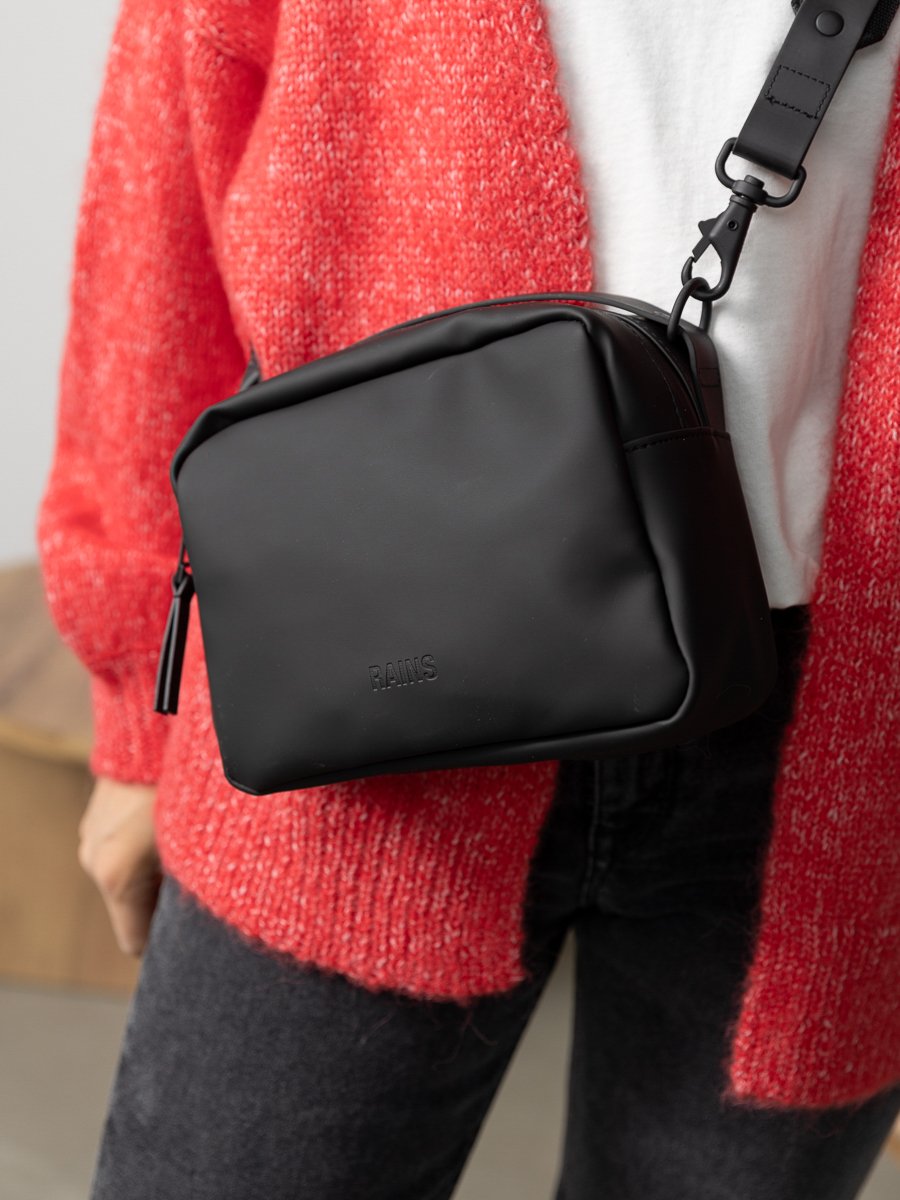 Rains Box Bag Black
