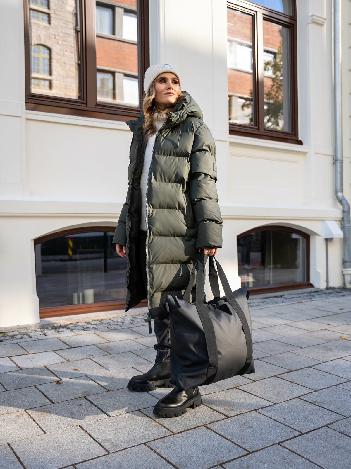 Rains Tote Bag Black