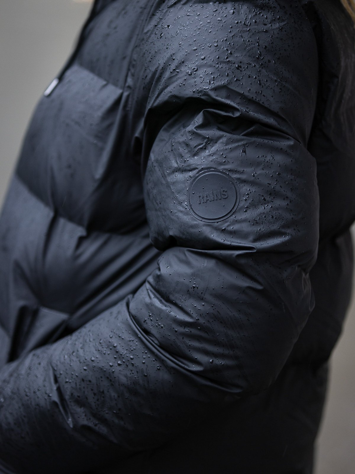 Rains Puffer Jacket Black