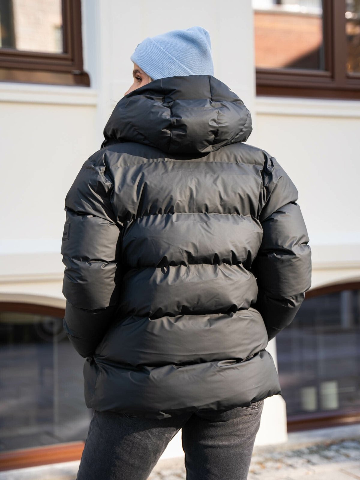 Rains Alta Puffer Jacket Black