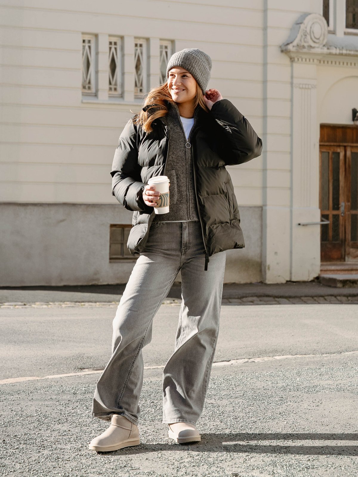 Rains Alta Puffer Jacket Black