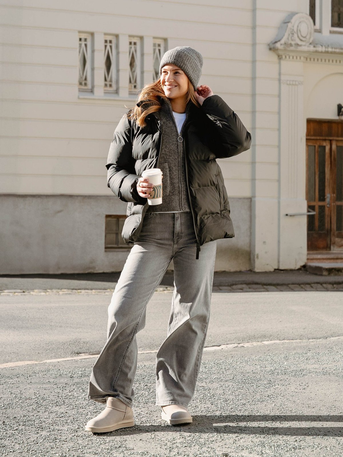 Rains Alta Puffer Jacket Black