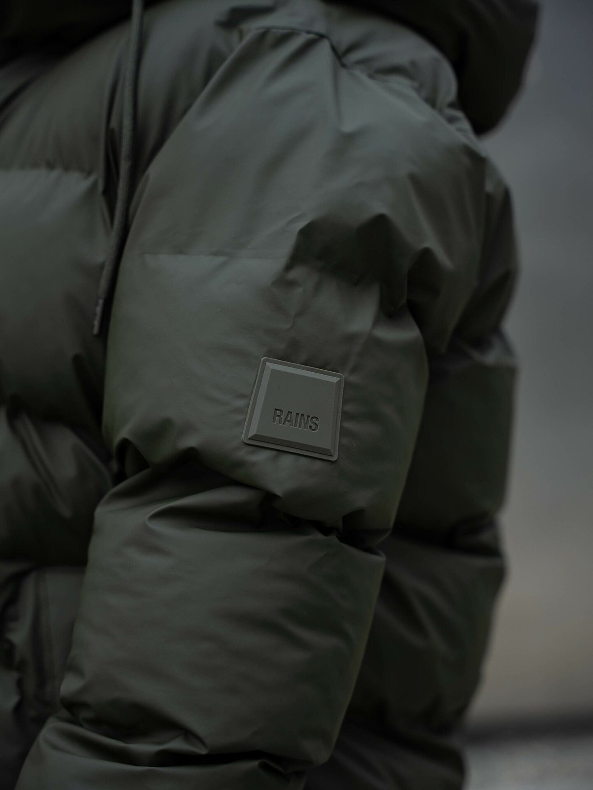 Rains Alta Puffer Jacket Green