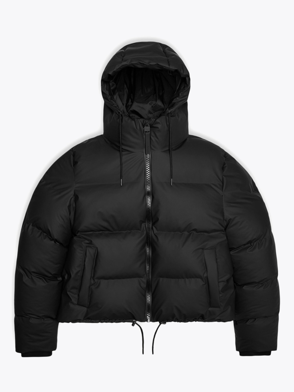 Rains Alta Short Puffer Jacket Black
