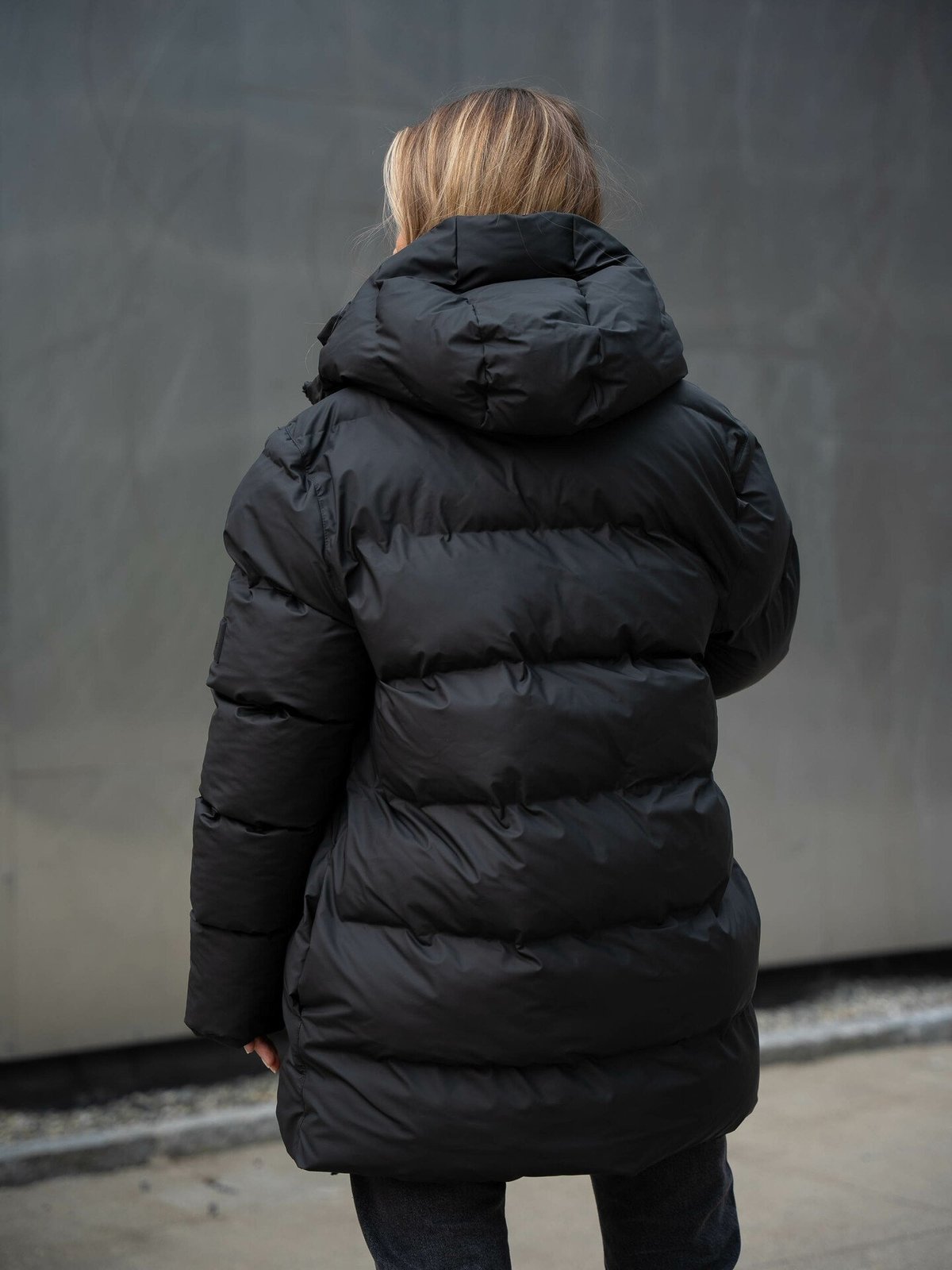 Rains Alta Puffer Parka Black