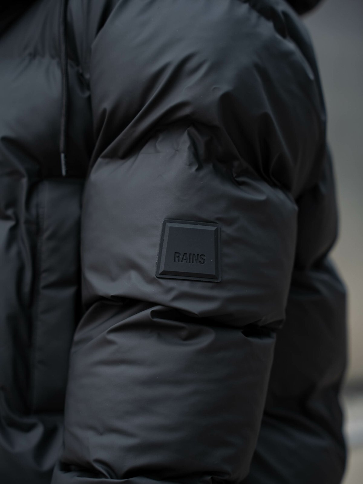 Rains Alta Puffer Parka Black