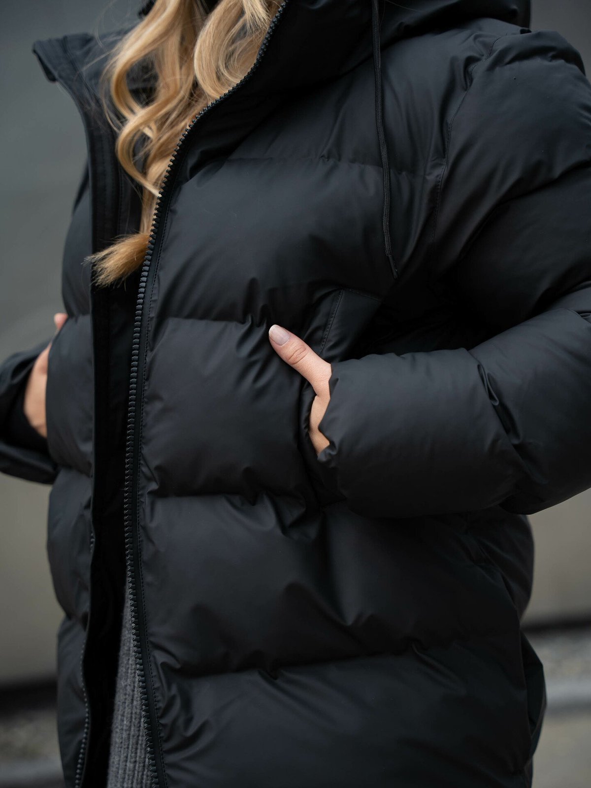 Rains Alta Puffer Parka Black