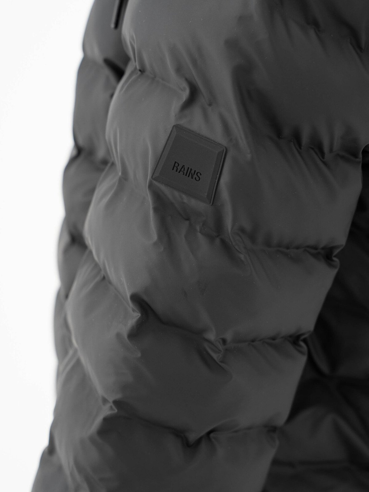 Rains Lohjal Long Puffer Jacket 01 Black