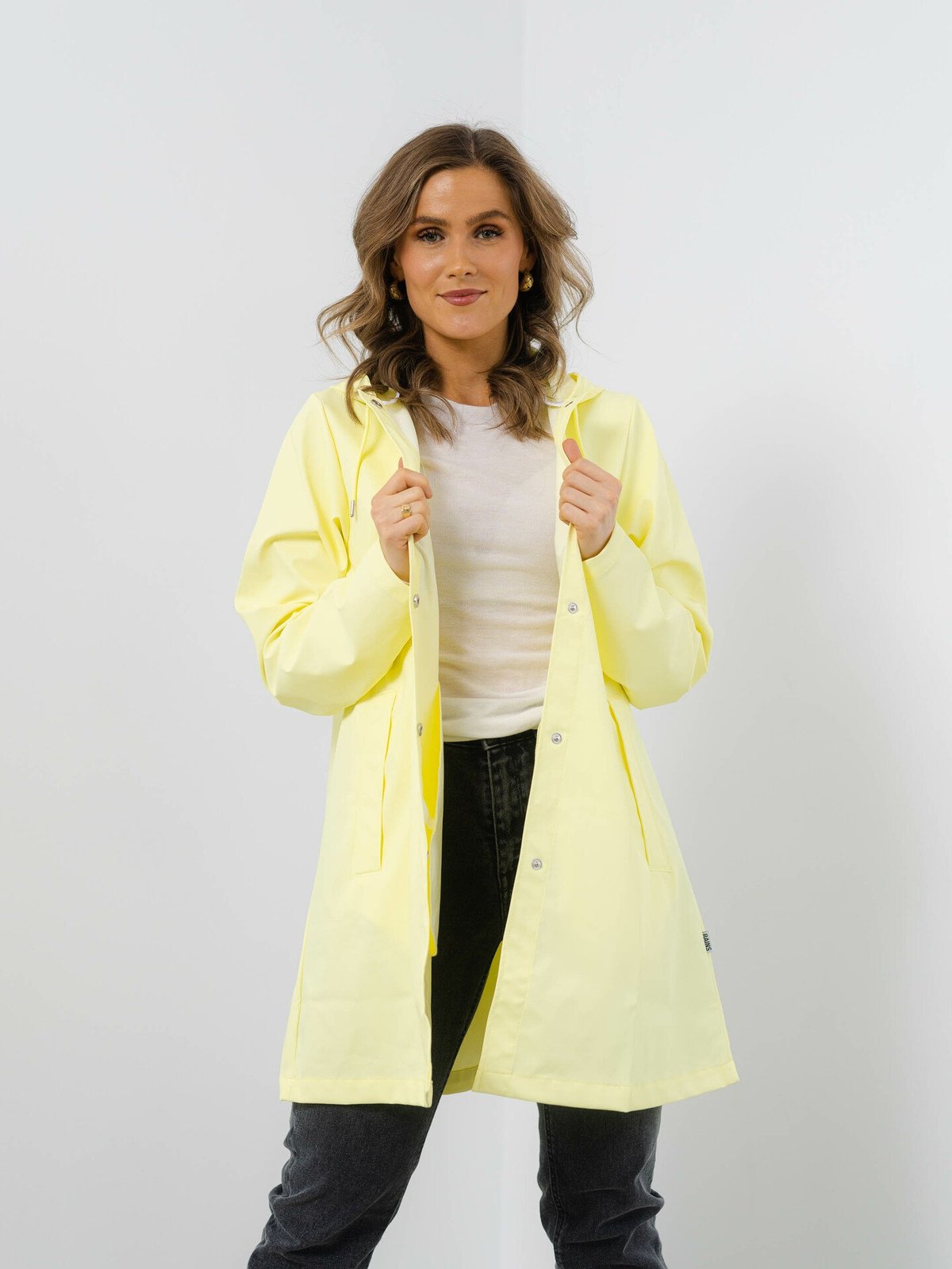 Rains A-line Jacket Straw