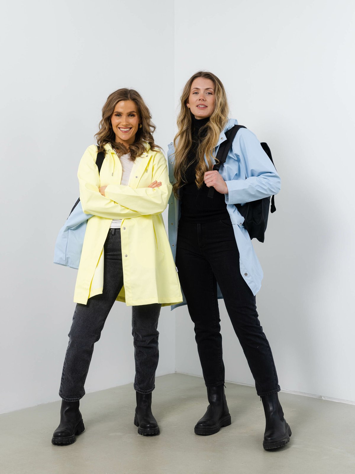 Rains A-line Jacket Straw