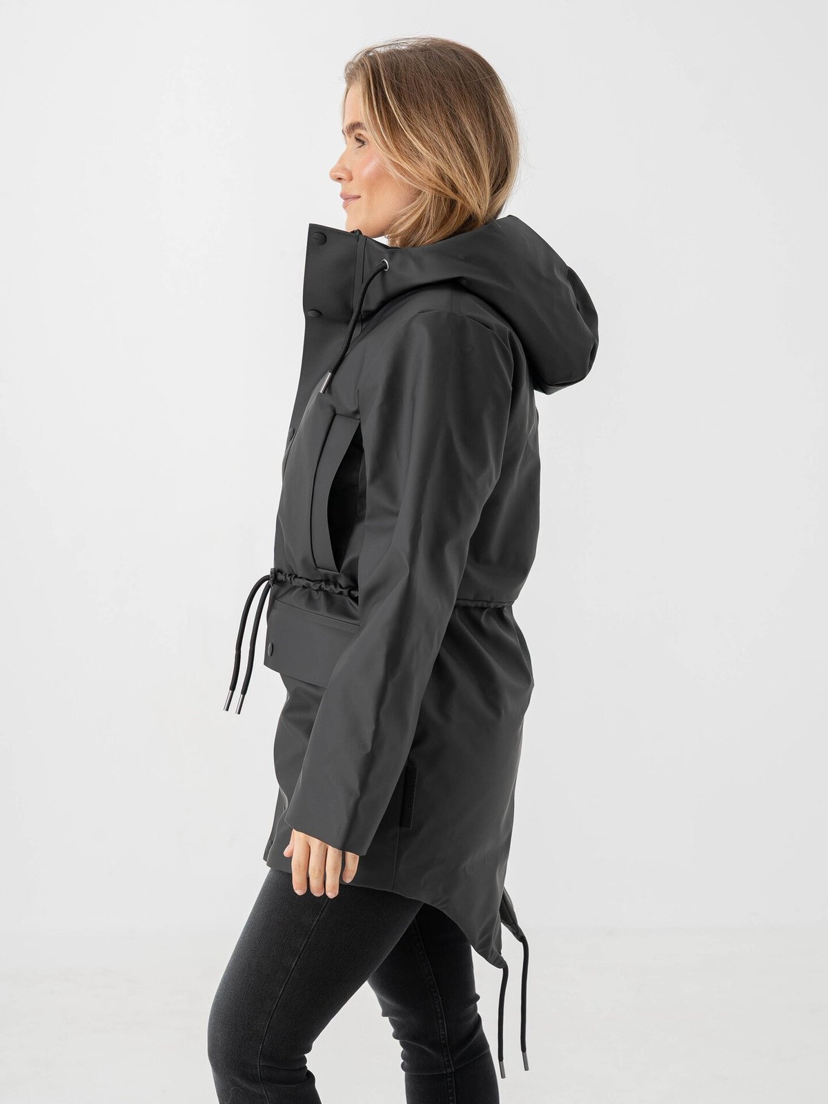 Rains Nome String Parka W3T3 Black