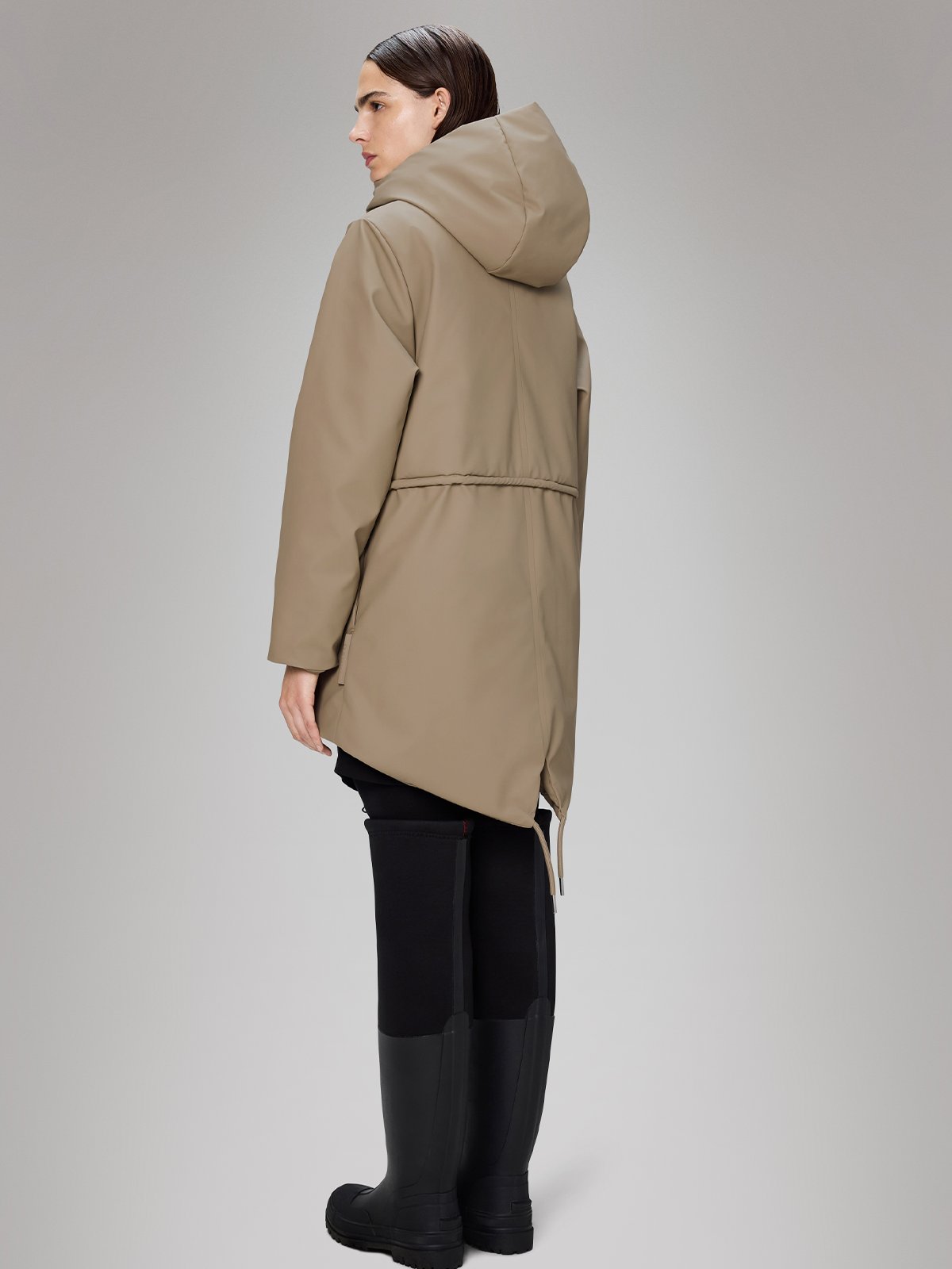 Rains Nome String Parka W3T3 Beige
