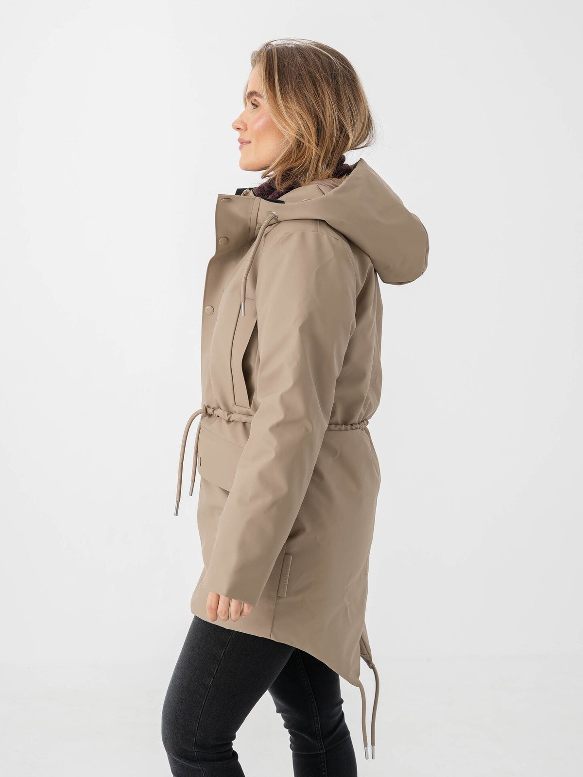 Rains Nome String Parka W3T3 Beige