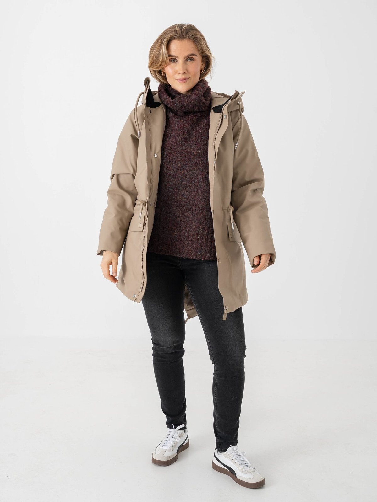 Rains Nome String Parka W3T3 Beige