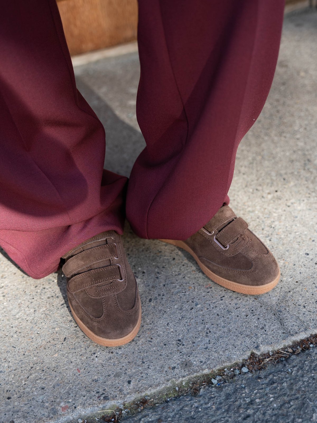 Roberto Rosso Ace Strap Suede Dark Brown