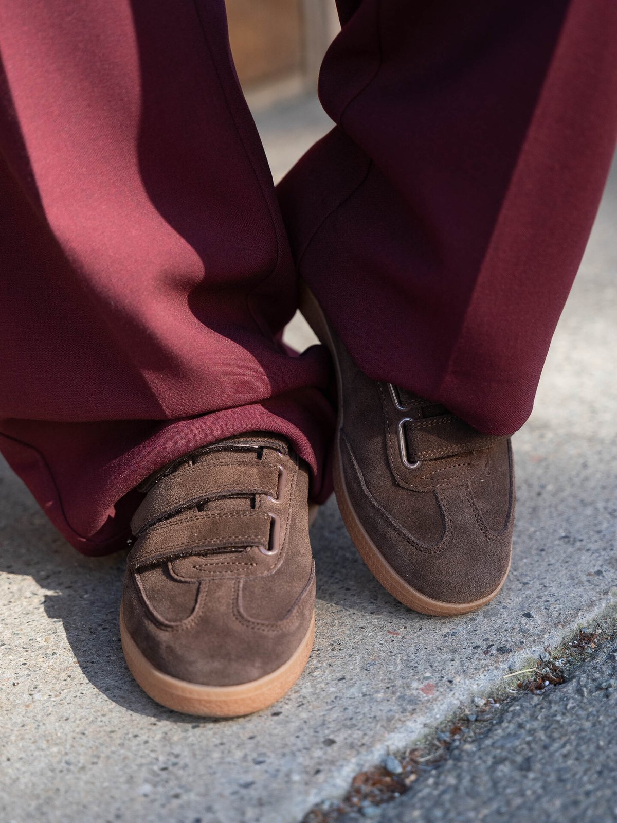 Roberto Rosso Ace Strap Suede Dark Brown