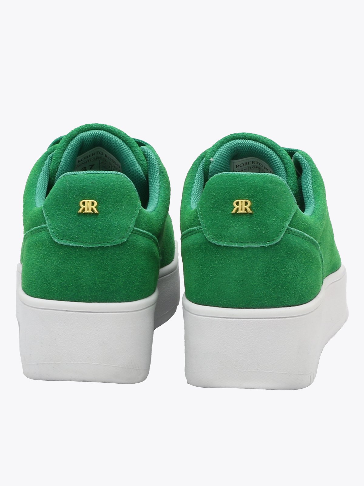 Roberto Rosso Avanti Leather Green Suede