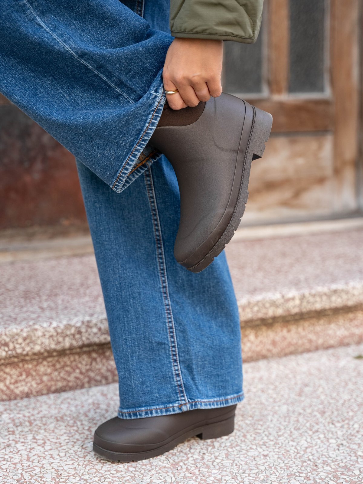 Roberto Rosso Casetta Rubberboot Low Brown