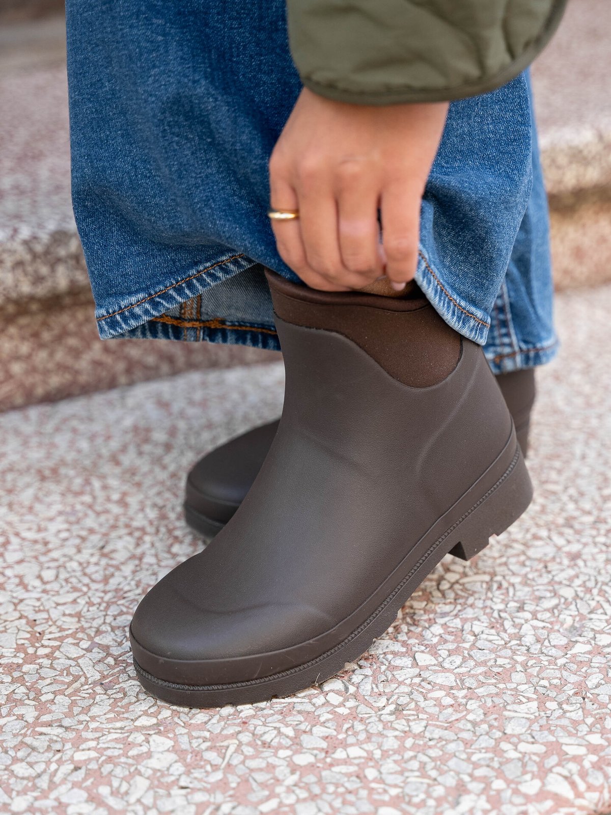Roberto Rosso Casetta Rubberboot Low Brown