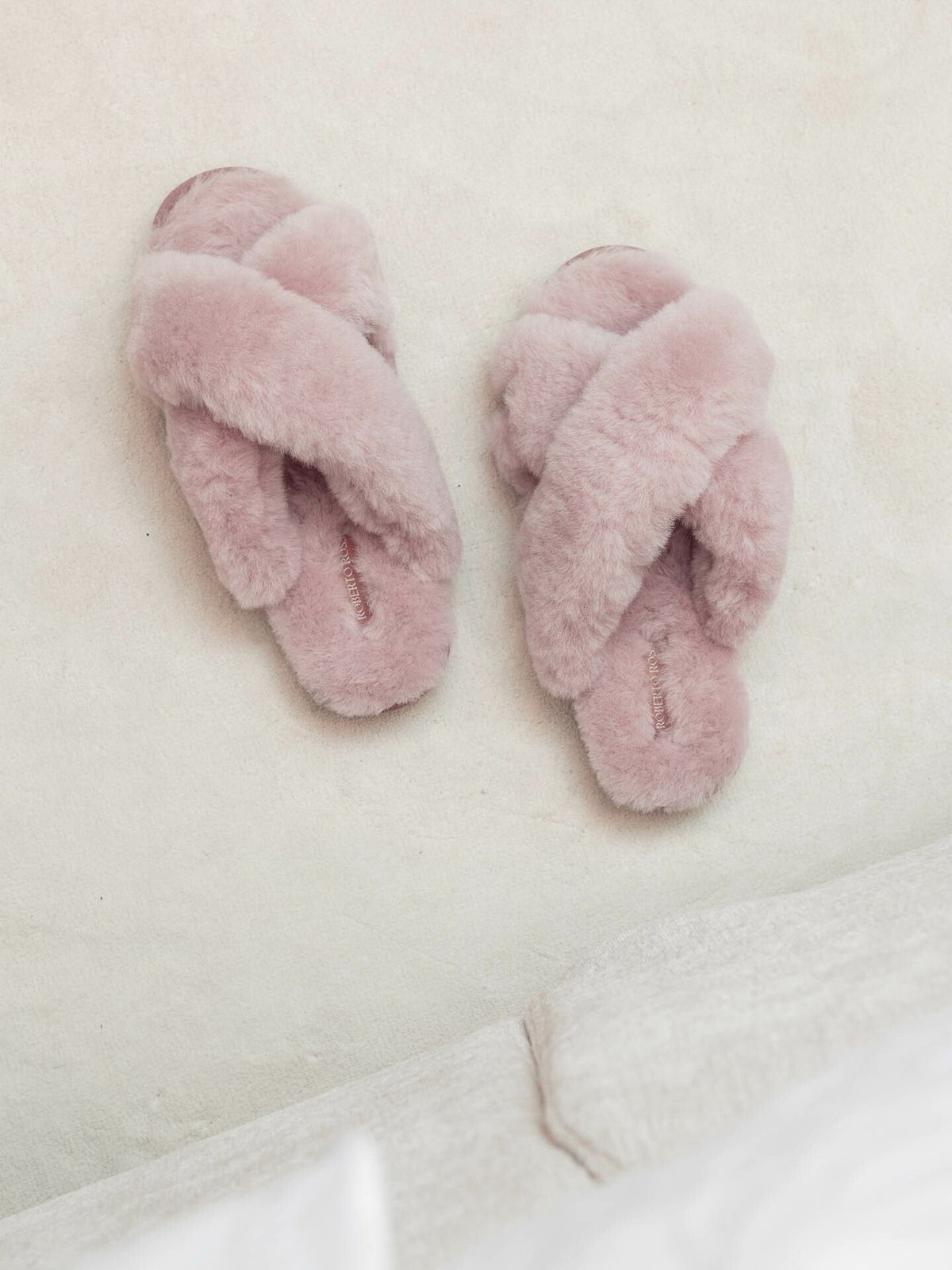 Roberto Rosso Crossy Sheepskin Pink