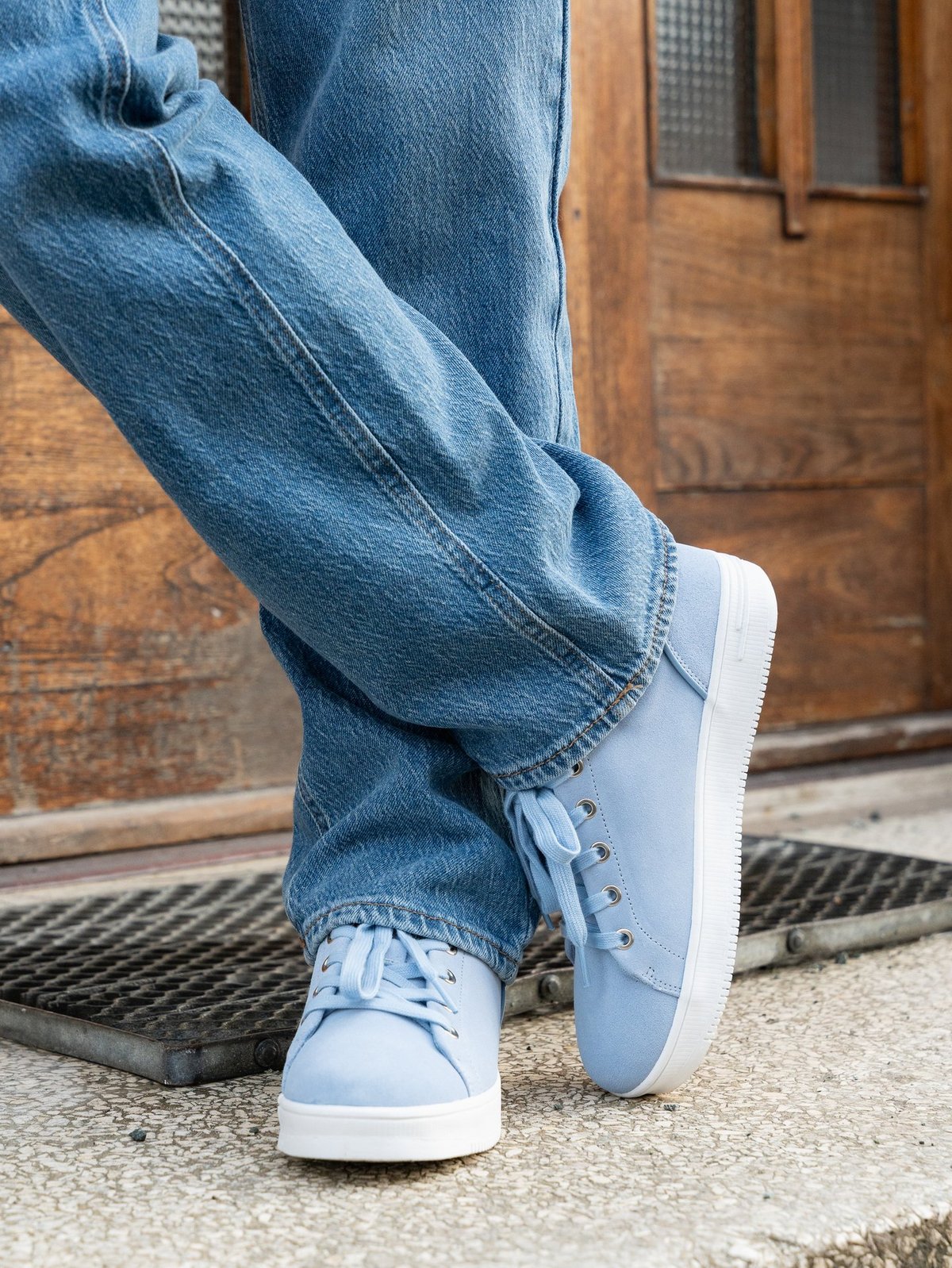 Roberto Rosso Gorbio Low Suede Blue