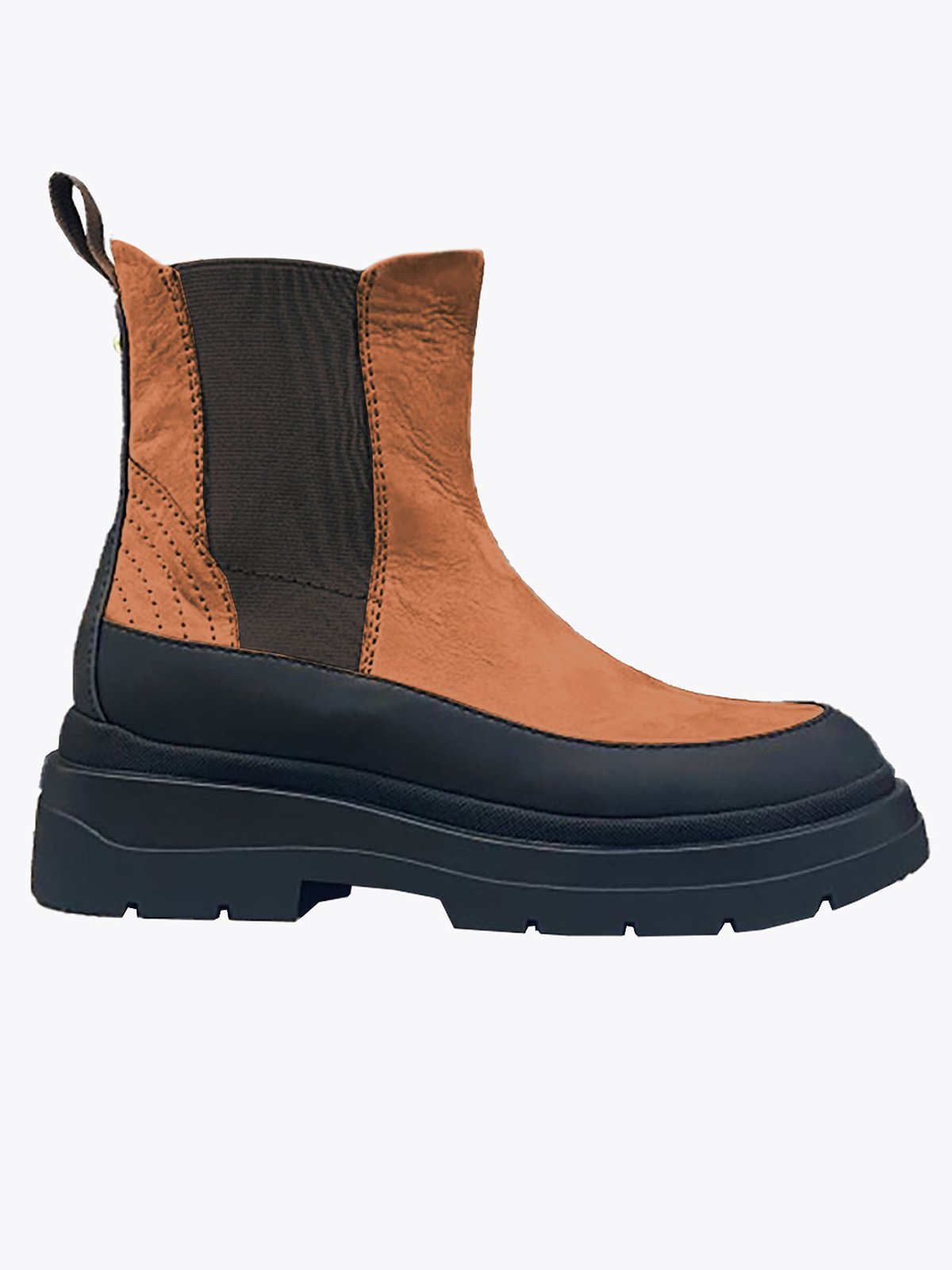 Roberto Rosso Lorena Warm Leather Boot Brown