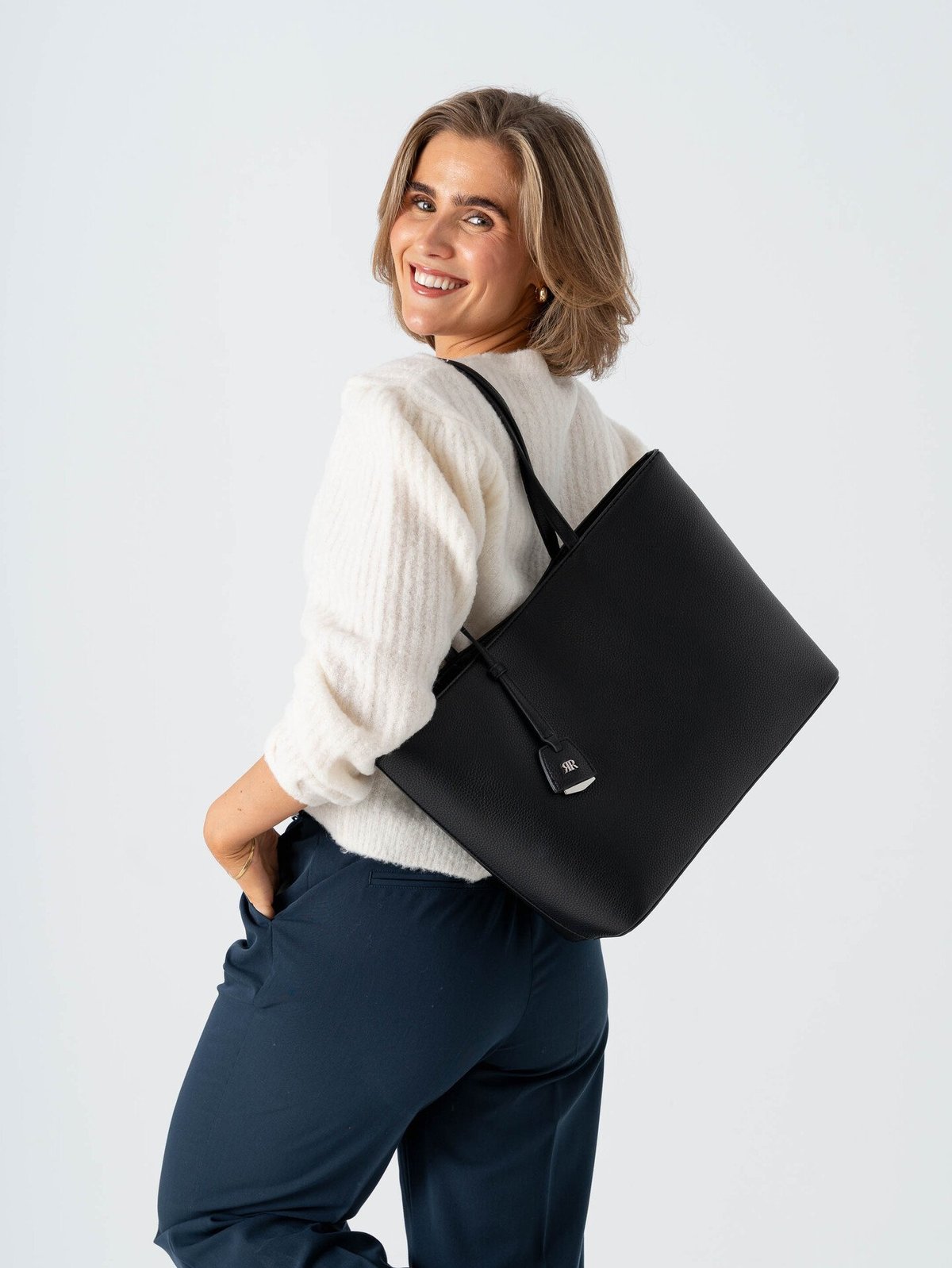 Roberto Rosso Modo Tote Bag Black