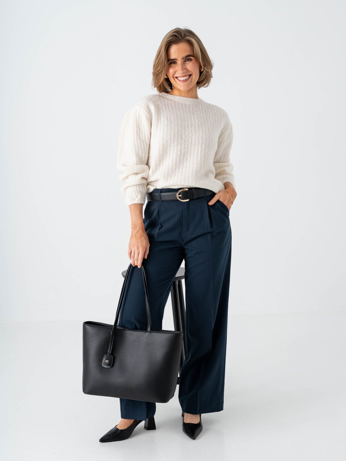 Roberto Rosso Modo Tote Bag Black