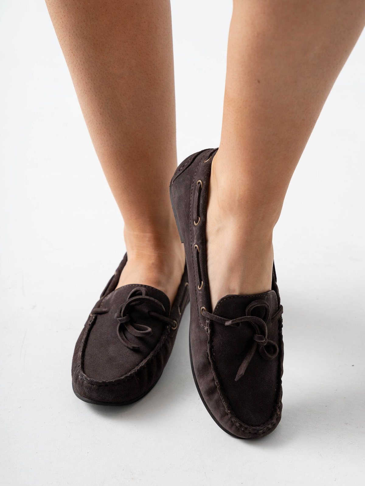 Roberto Rosso Nara Loafer suede Dark Brown