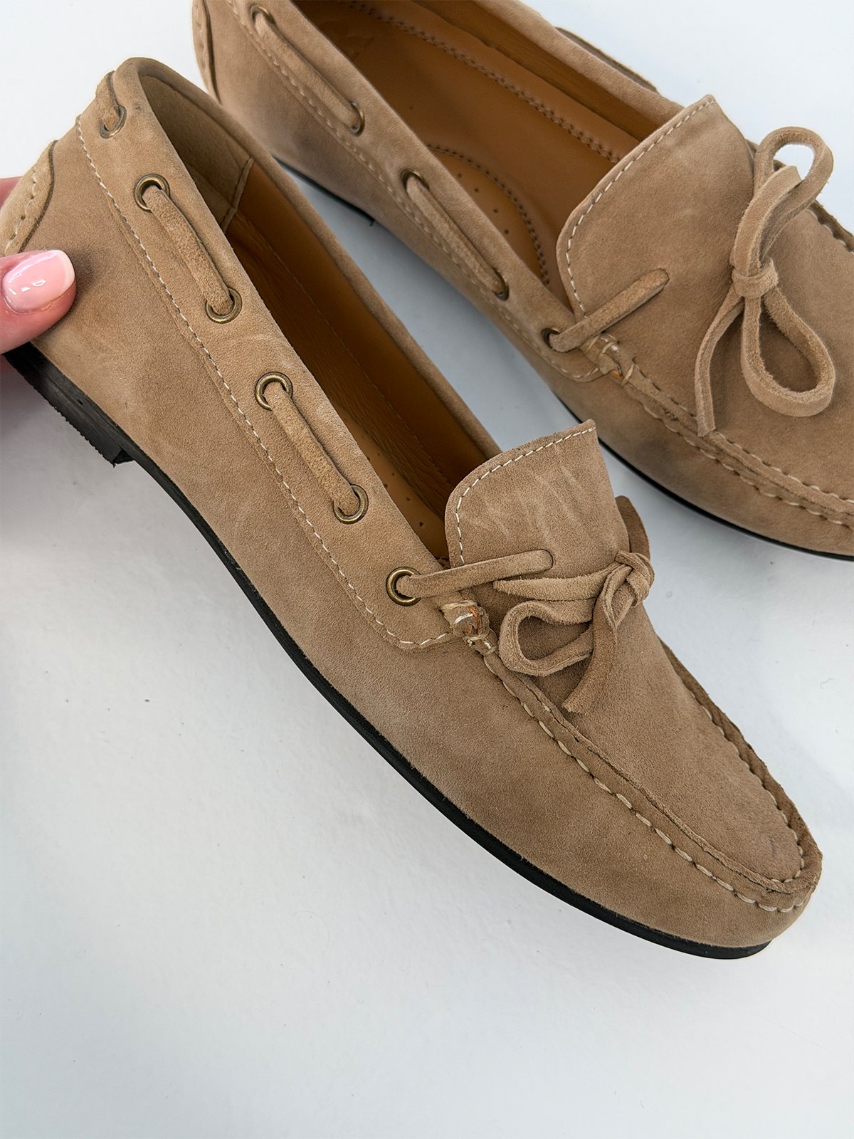 Roberto Rosso Nara Loafer suede Taupe