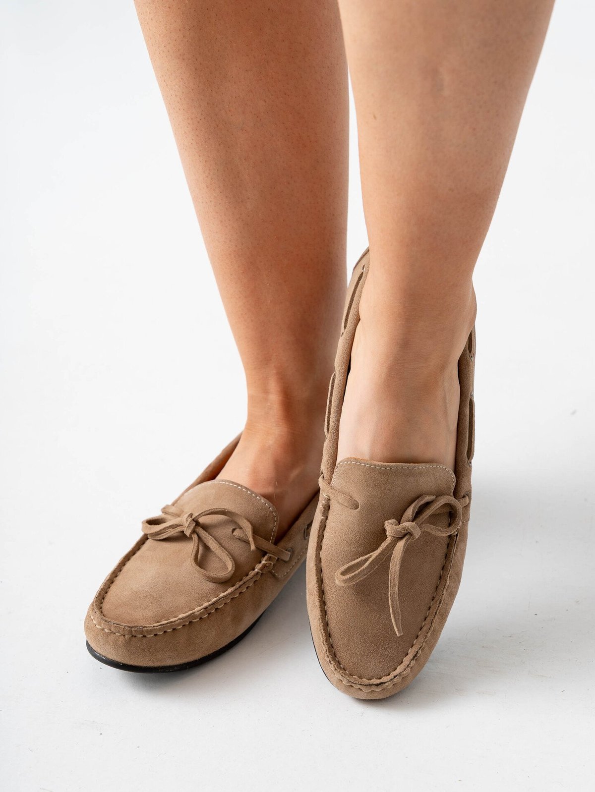 Roberto Rosso Nara Loafer suede Taupe