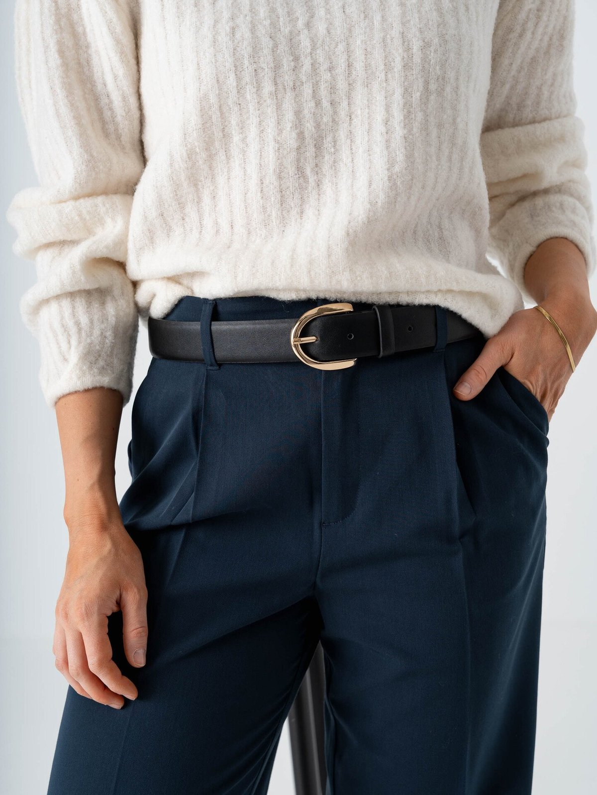 Roberto Rosso Nero Belt Black