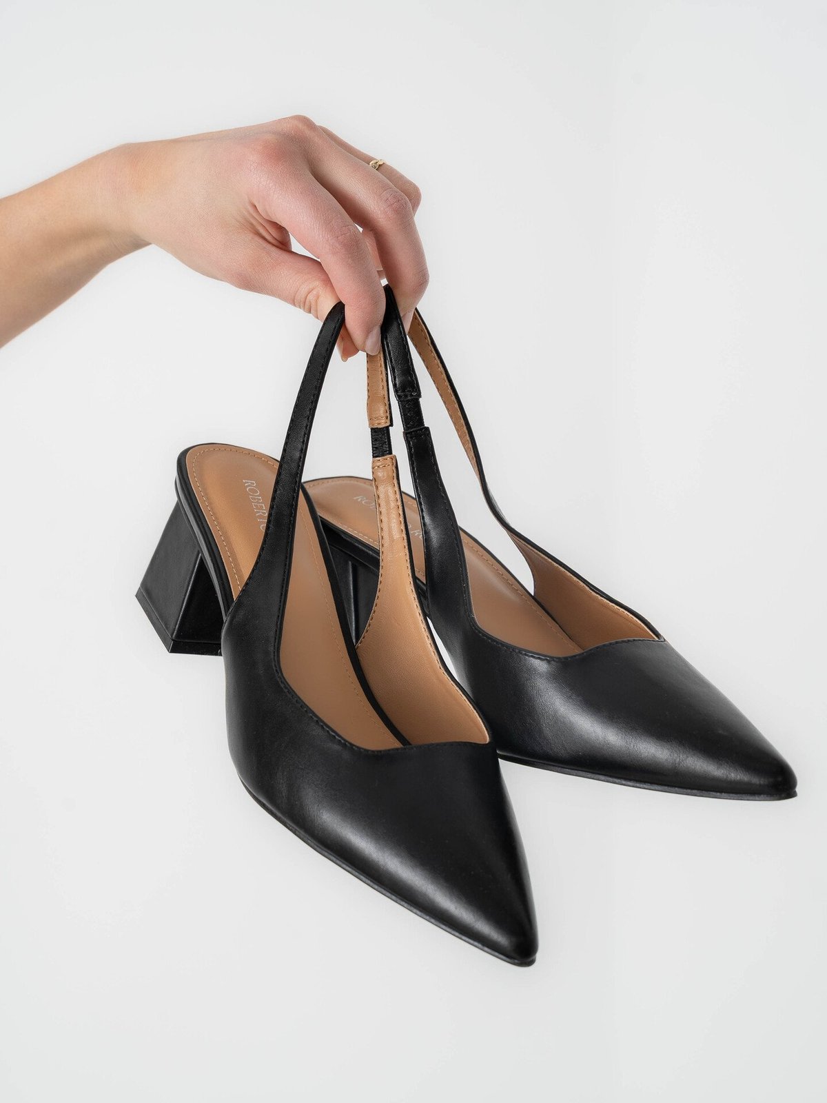 Roberto Rosso Pia Slingback Black