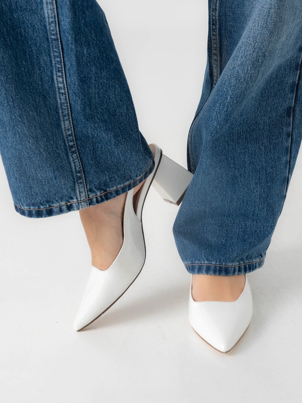 Roberto Rosso Pia Slingback White