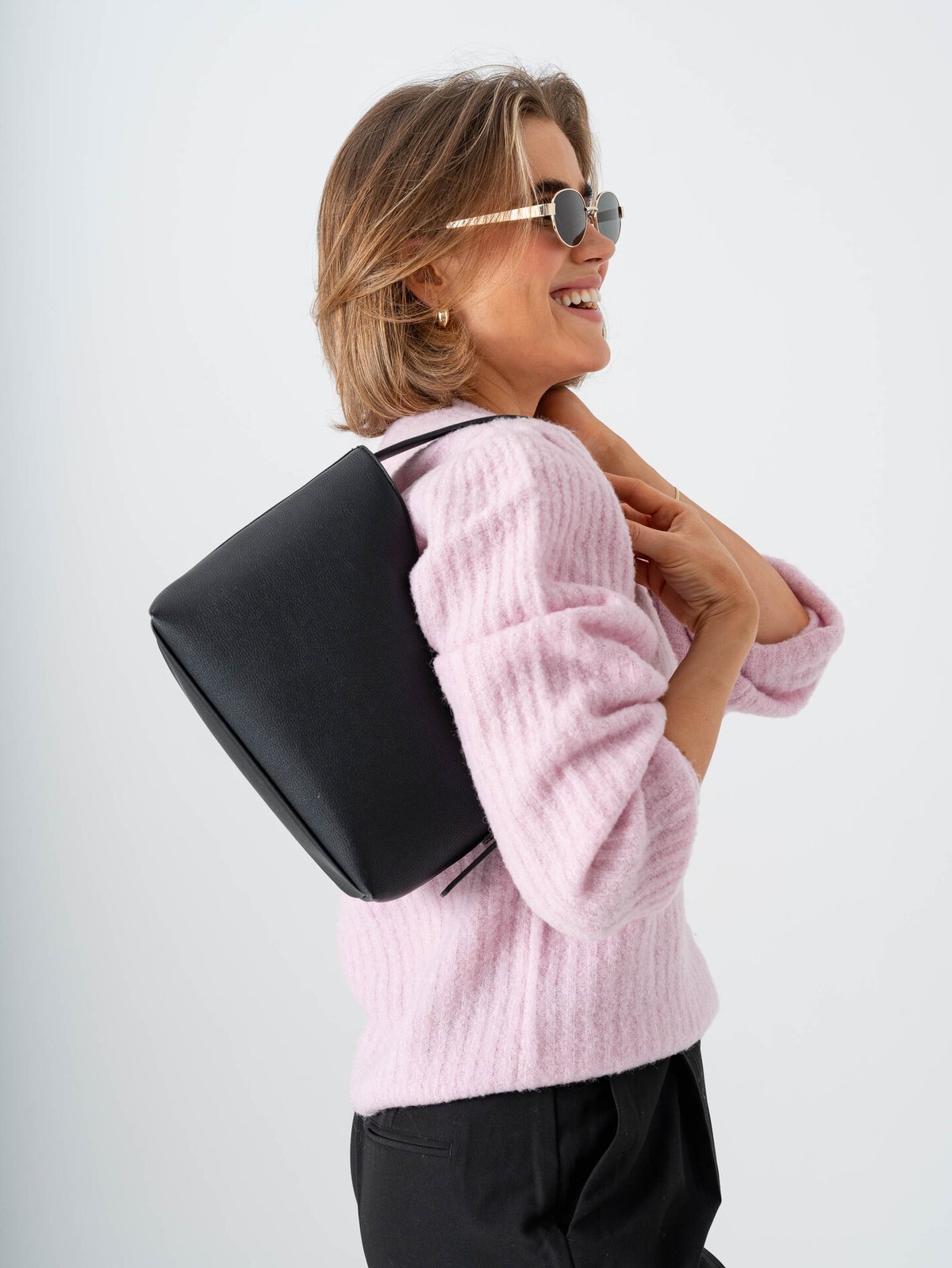 Roberto Rosso Sabbia Handbag S Black