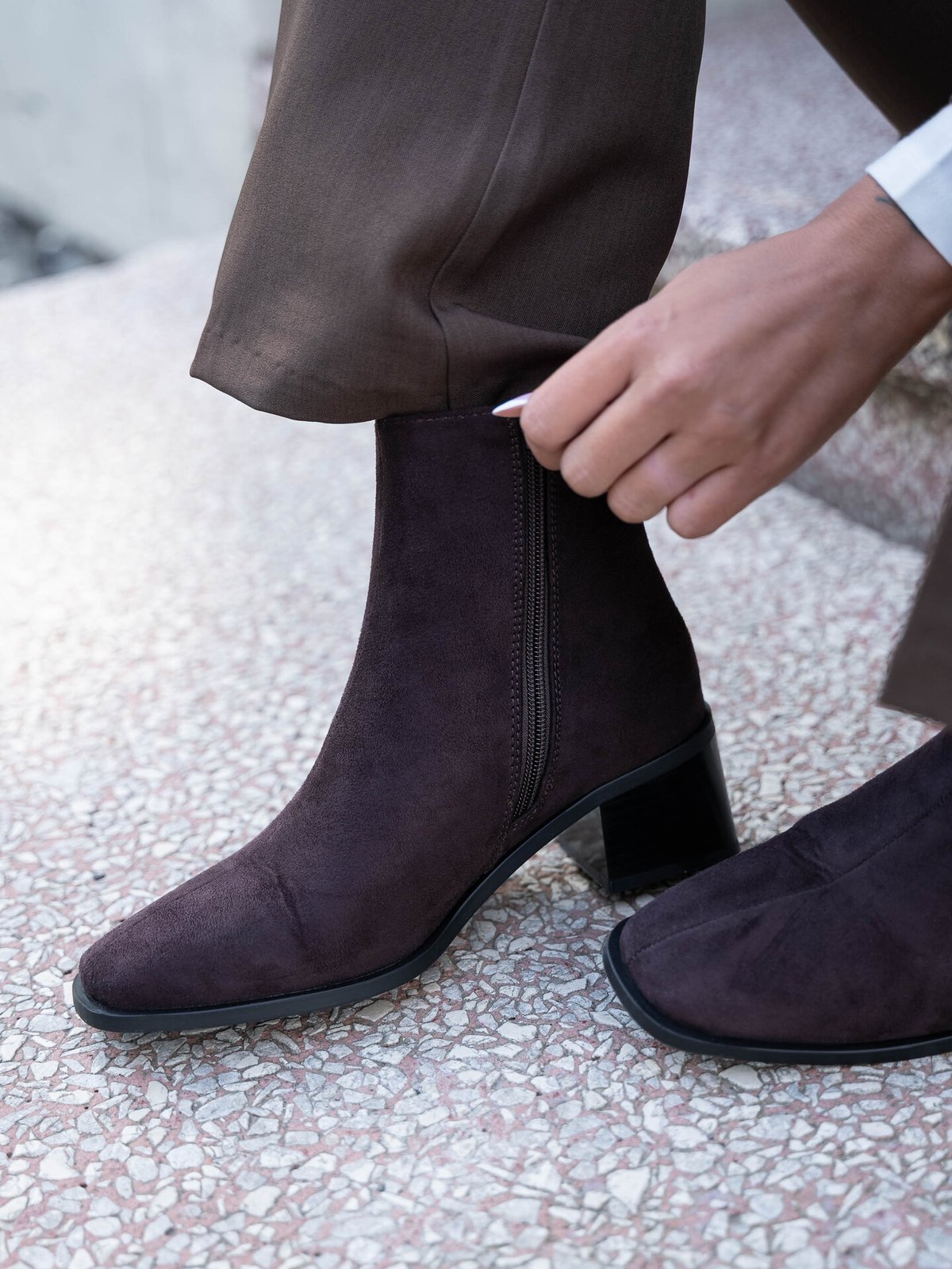 Roberto Rosso Serra Brown Suede