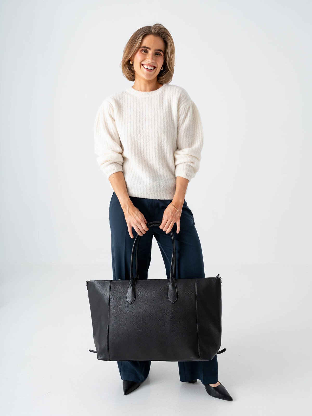 Roberto Rosso Tenza Weekend Bag Black