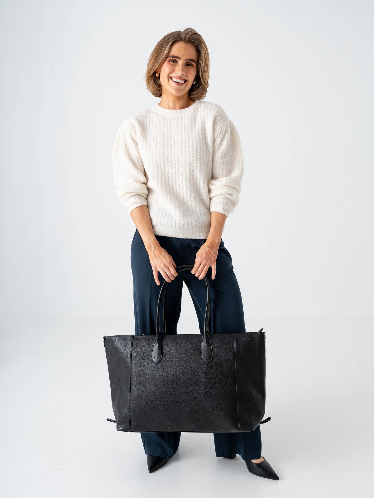 Roberto Rosso Tenza Weekend Bag Black