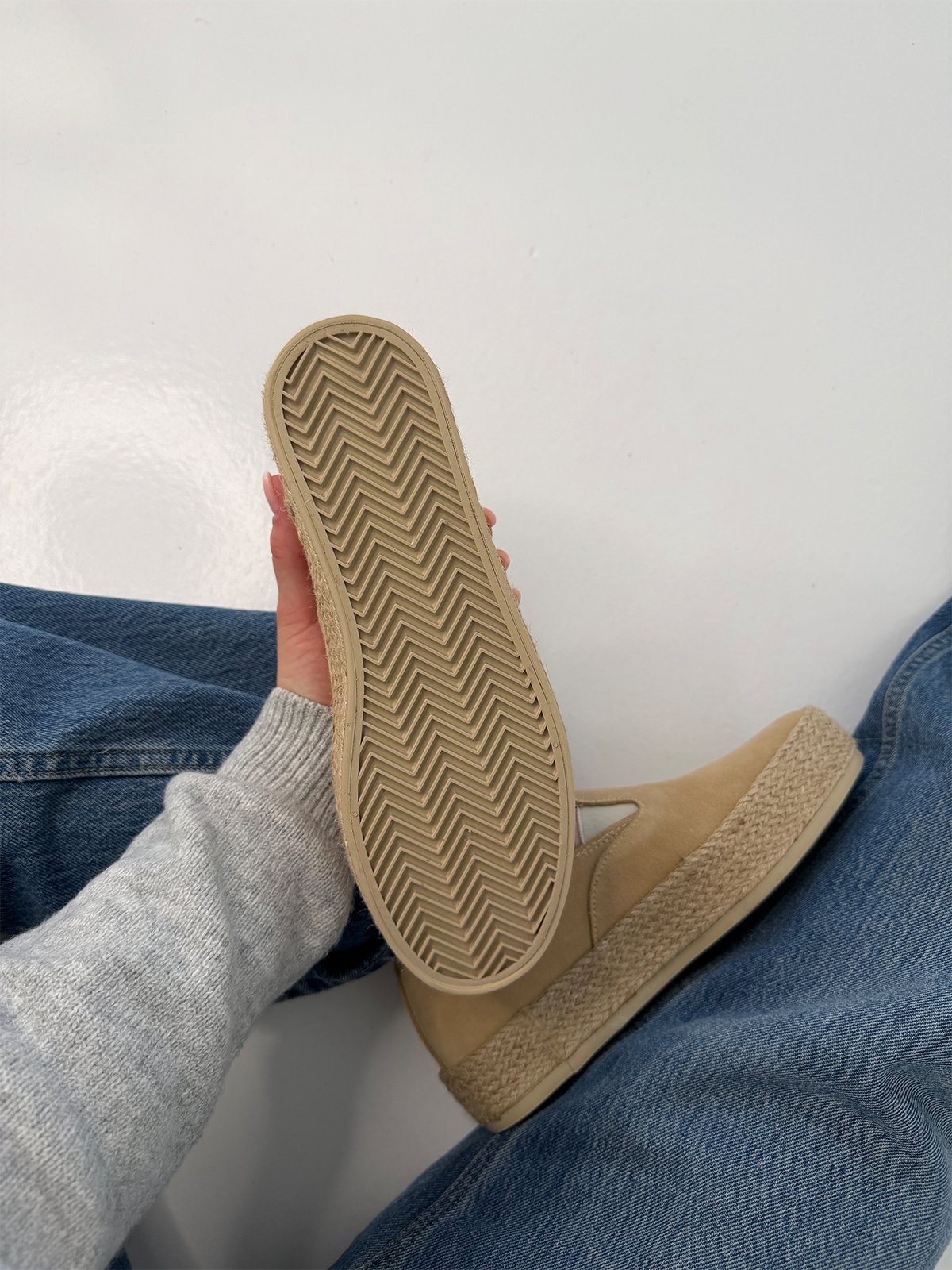 Roberto Rosso Vina Espedrille Loafer Light Brown