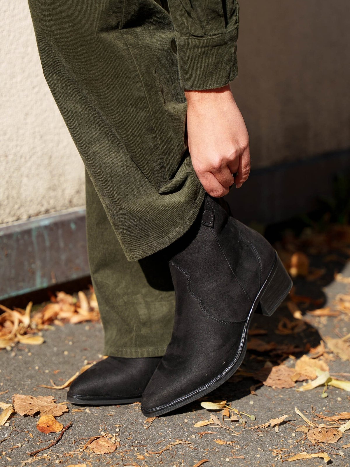 Roberto Rosso Western Boot Low Black