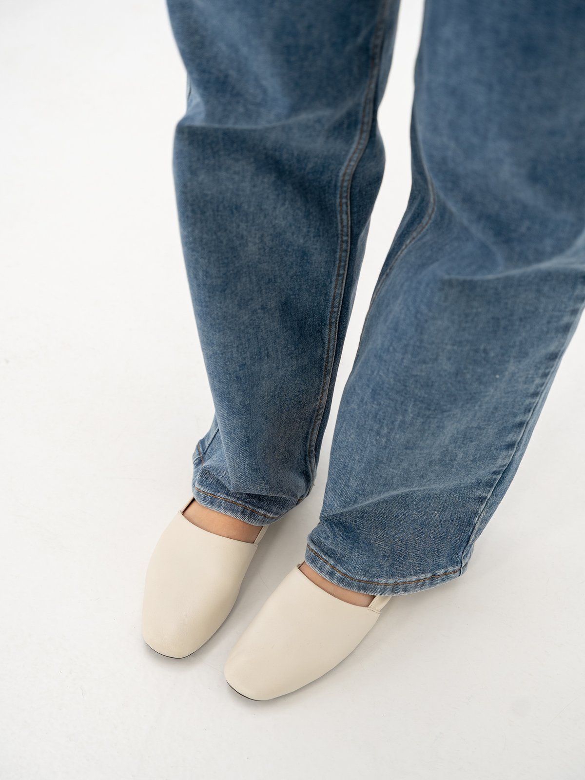 Roberto Rosso Yoga Loafer Leather Creme