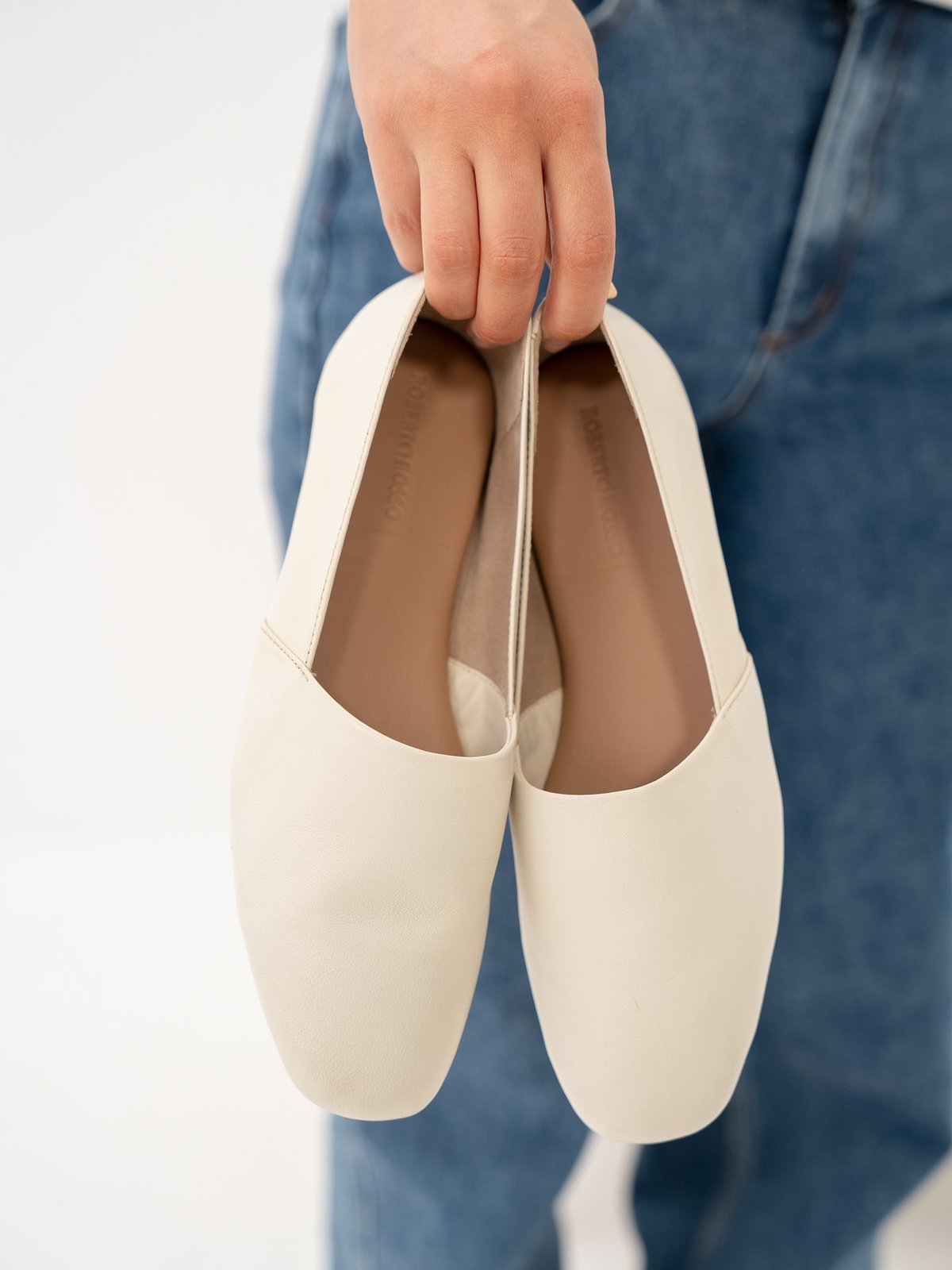 Roberto Rosso Yoga Loafer Leather Creme