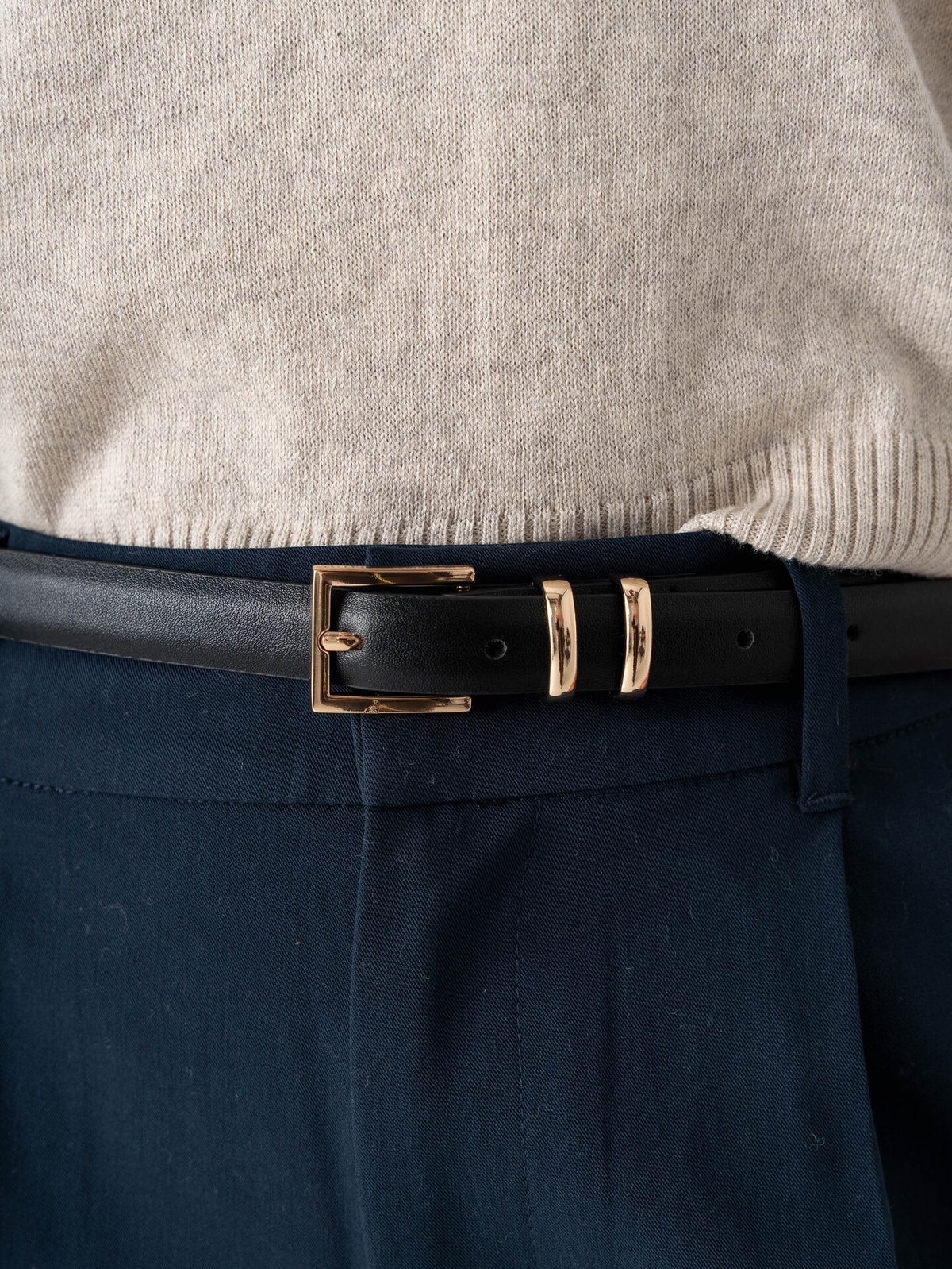 Roberto Rosso Zeno Belt Slim Black