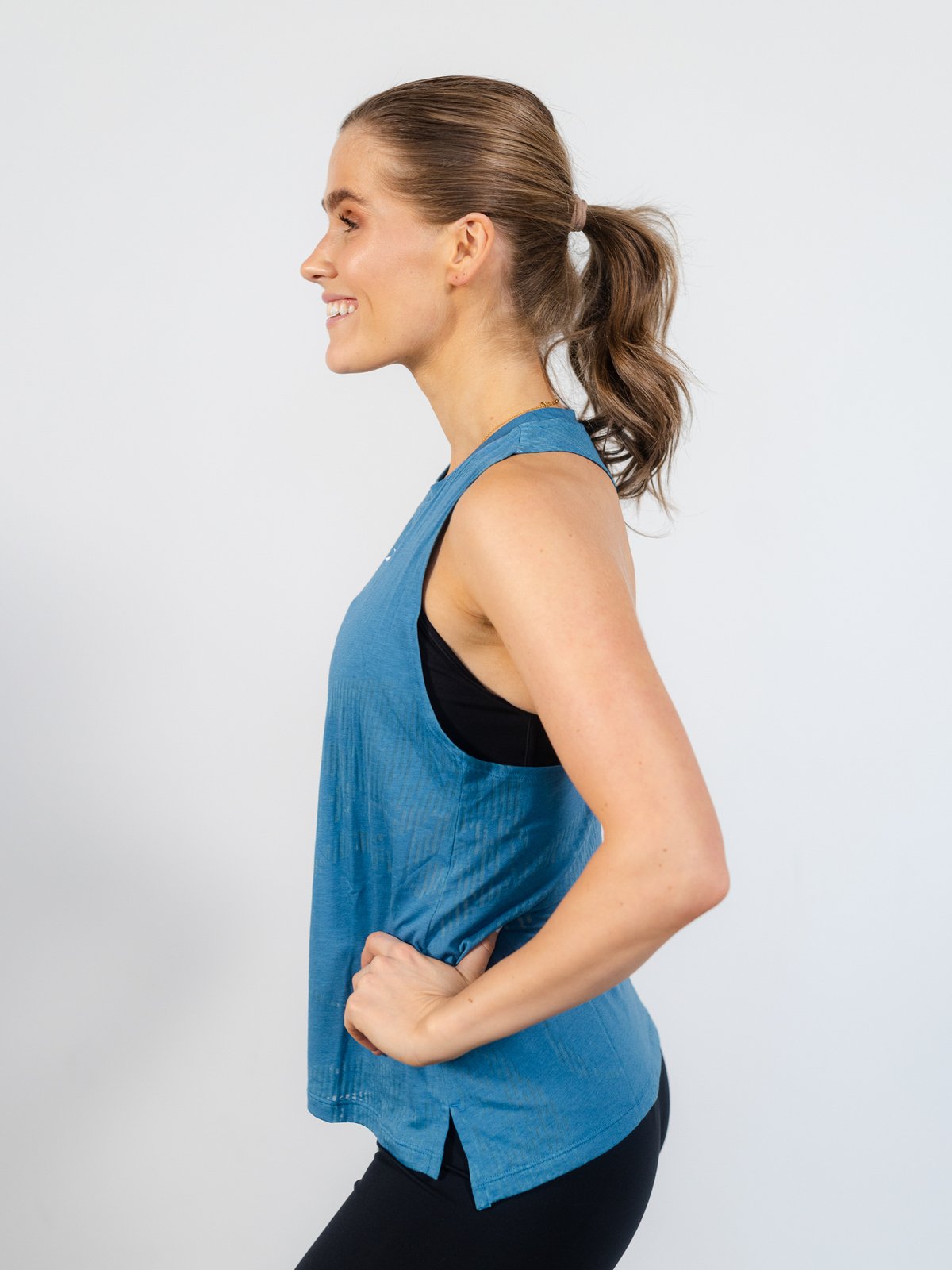 Reebok Burnout Tank Steely Blue S23-R