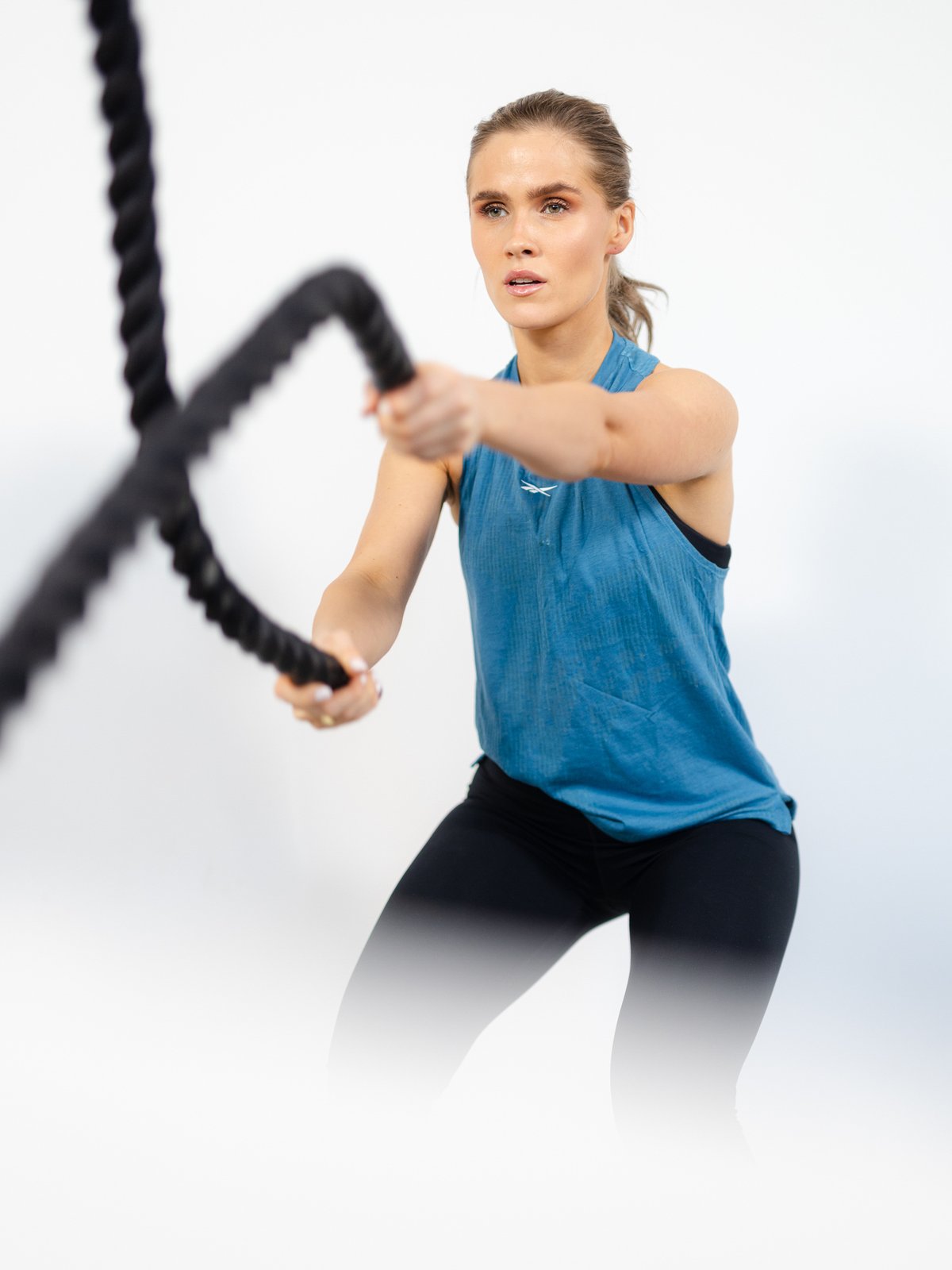 Reebok Burnout Tank Steely Blue S23-R